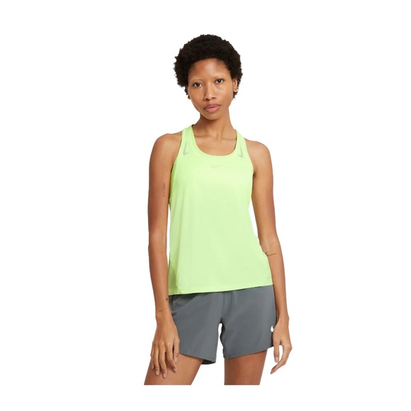 Nike Tops - Nike Neon Green Athletic Running Tank